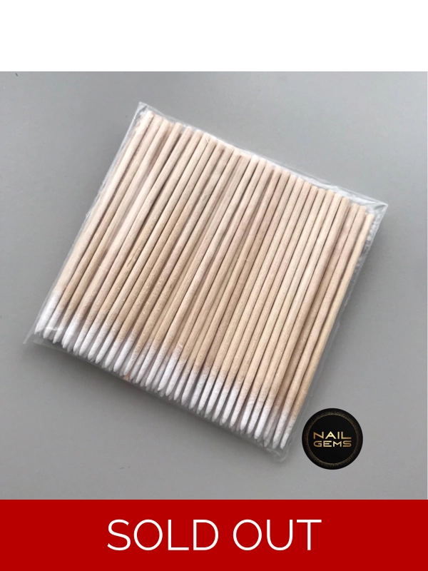 100pcs Wooden Cosmetic Sticks